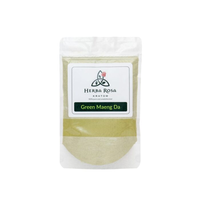 Green Maeng Da Lab tested Kratom Powder bag