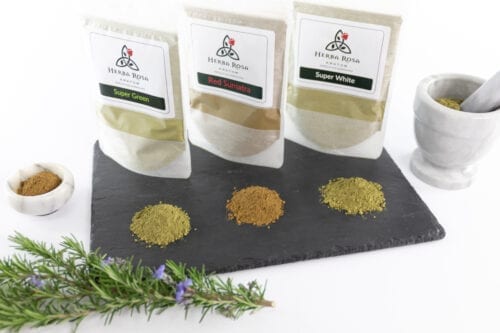 Herba Rosa Kratom bags - all three strains