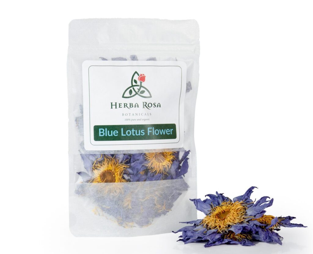 Bag of Herba Rosa Whole Blue Lotus Flower